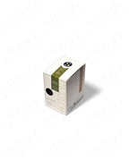 Top view of Shade Botanicals Pandan Panacea loose leaf tea 330 mL recycled glass jar and box