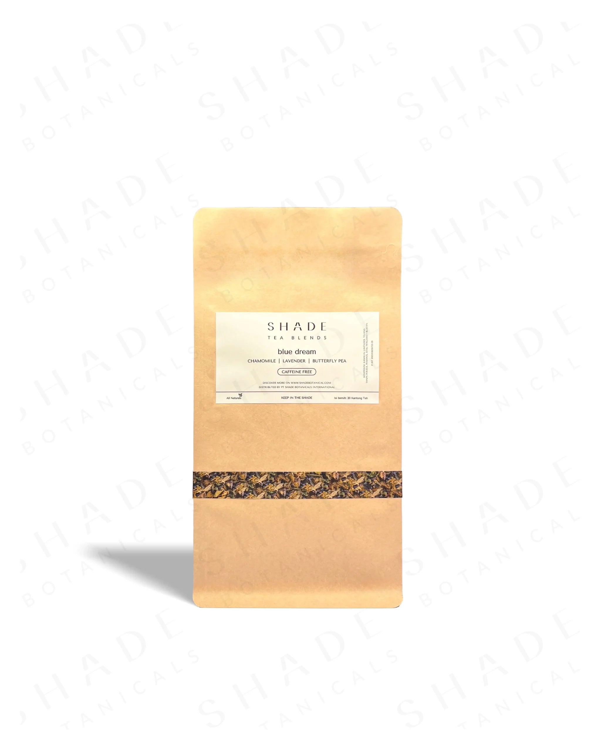 Shade Botanicals Blue Dream Loose Leaf Tea Bag Pack