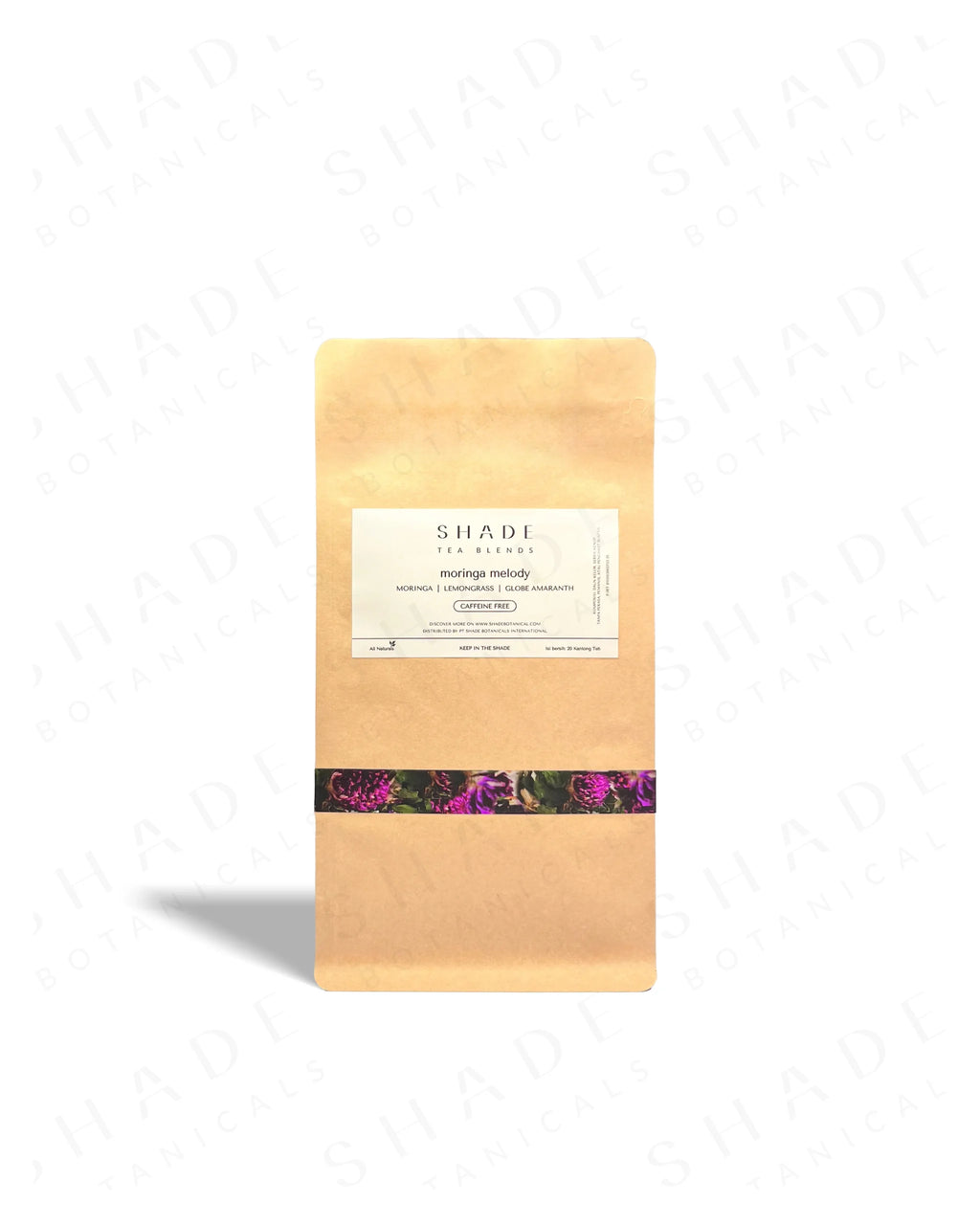Shade Botanicals Moringa Melody Loose Leaf Tea Bag Pack