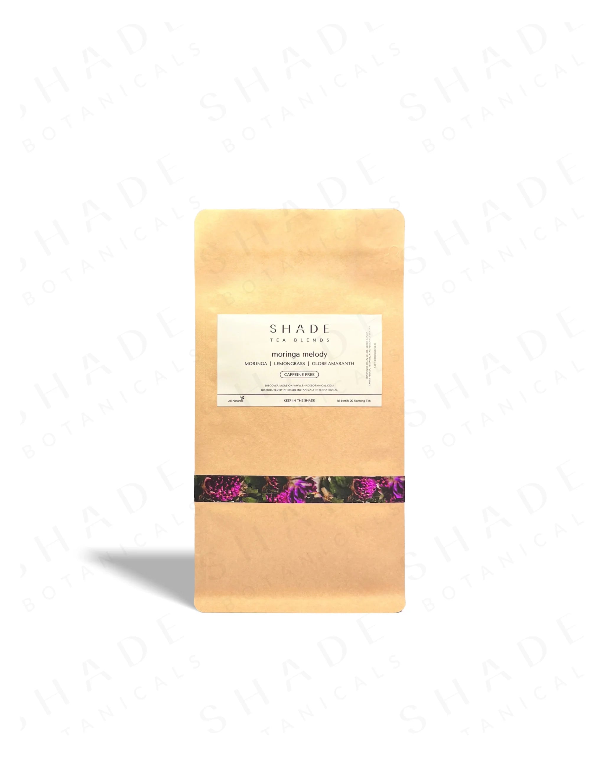 Shade Botanicals Moringa Melody Loose Leaf Tea Bag Pack
