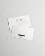 Shade Botanicals custom greeting cards Tiny Prints design overlapping arrangement