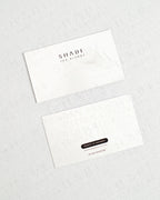 Shade Botanicals custom greeting cards Tiny Prints design arranged diagonally