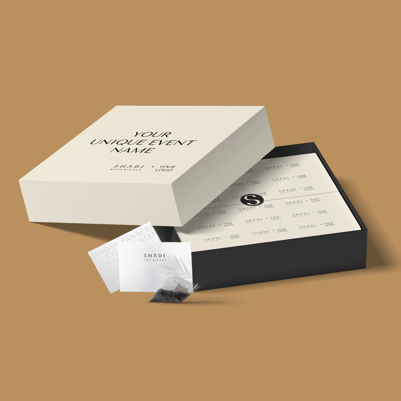 Box Package of Shade Botanicals Tea Blend