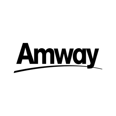 Amway logo in black on a white background