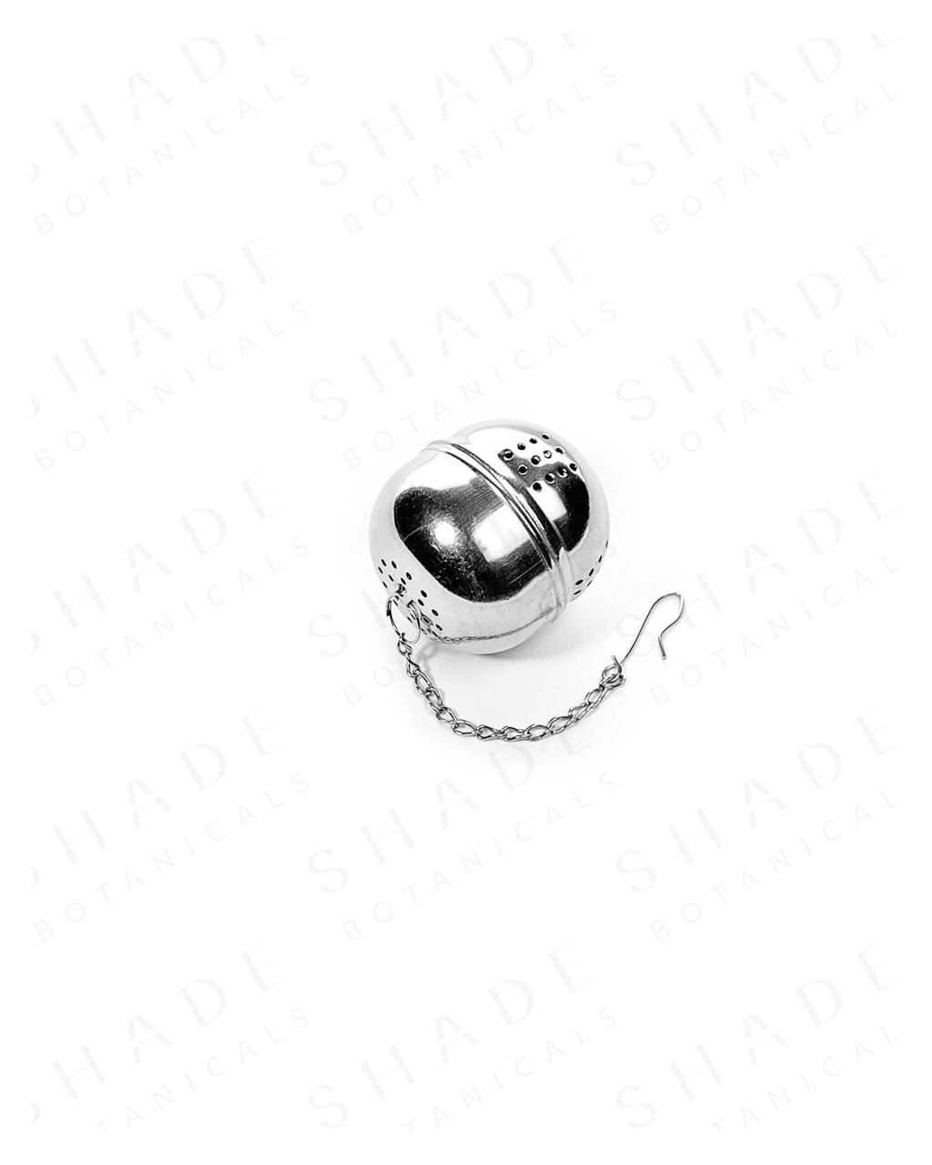 Shade Botanicals stainless steel Steel Brew Pod tea strainer front view