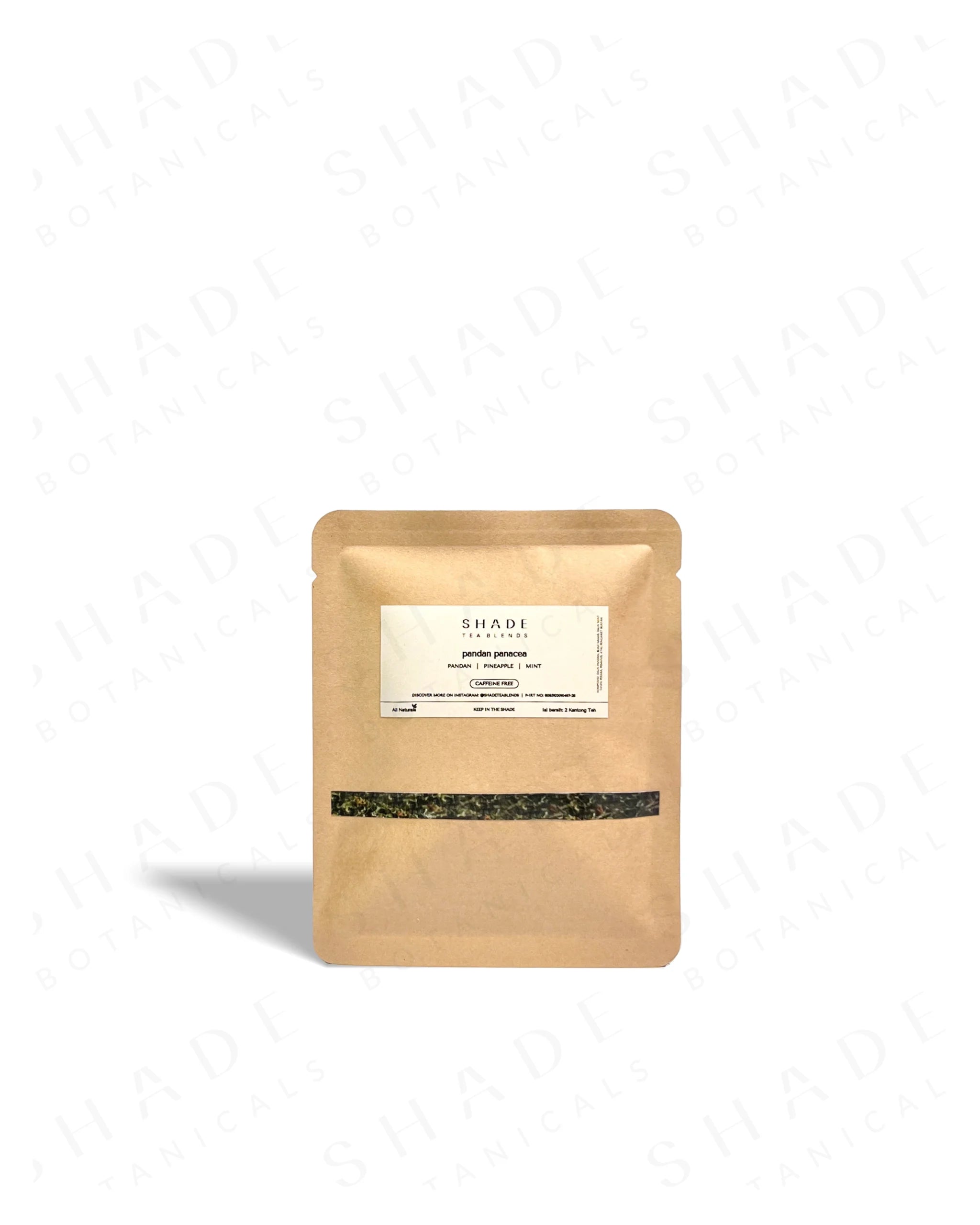 Shade Botanicals Pandan Panacea Loose Leaf Tea Taster Pack