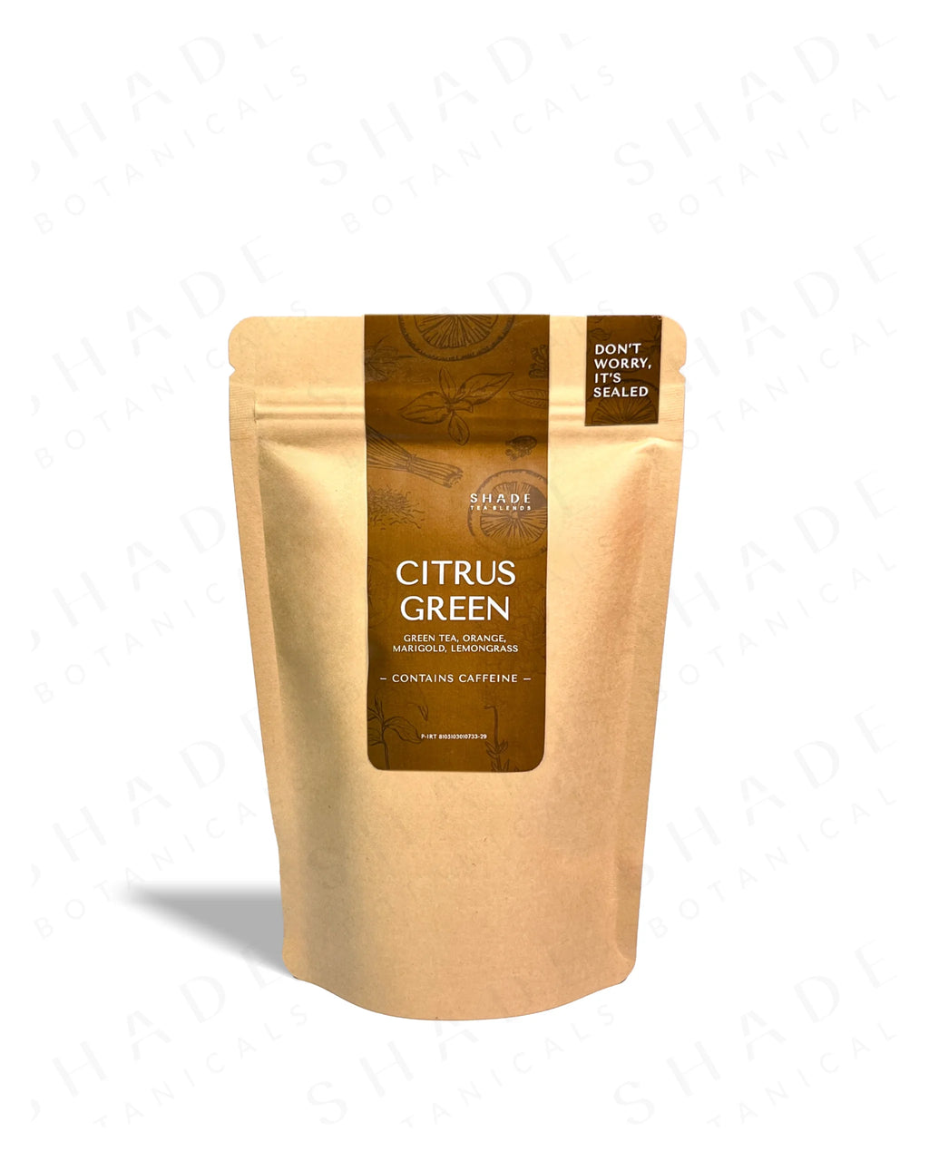 Shade Botanicals Citrus Green Loose Leaf Tea Travel Pack